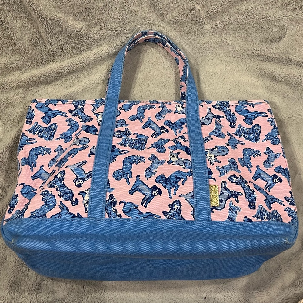 Lilly Pulitzer Mercato Tote Bag in Ruff Night